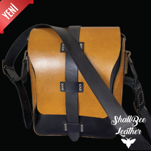 EGO L hakiki deri crossbody çanta