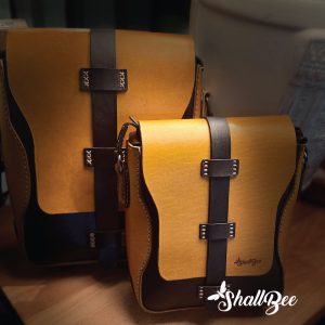EGO Mini el yapımı hakiki deri crossbody çanta